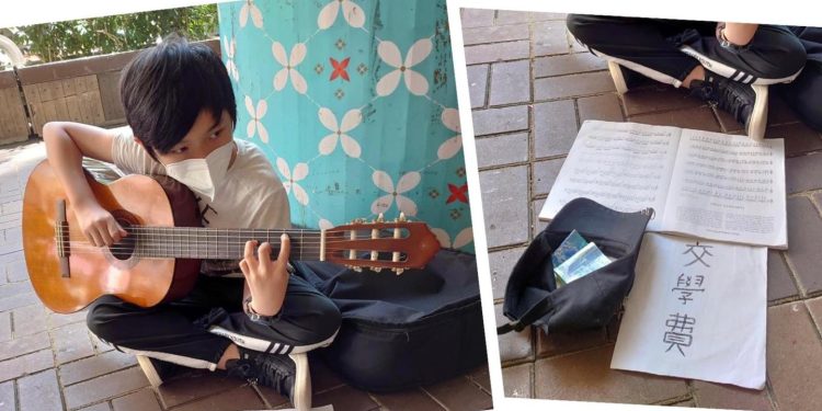 Bocah 11 Tahun Ini Mengamen Demi Kursus Gitar, Setelah Ibunya Dipecat