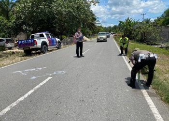 Kecelakaan di Bonaidarussalam, Seorang Pengendara  Tewas