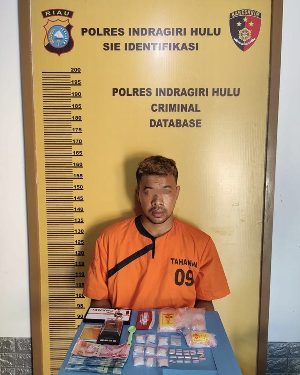 Polres Inhu Ringkus 3 Pengedar Dengan Barang Bukti 31 Paket Sabu