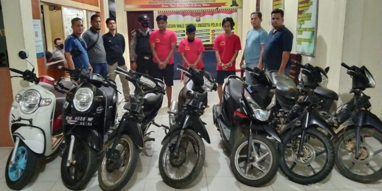 Polsek Kabun Gulung Komplotan Pelaku Pencurian Sepeda Motor