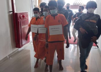 Bongkar Besi Atap dan Pagar, 3 Pencuri di PT PHR Diringkus Ditreskrimum Polda Riau