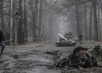 Selama Invasi Ratusan warga di Bucha Ukraina Tewas, Mayat bergelimpangan di Jalan