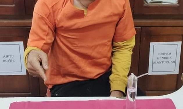 Polsek Tapung Hilir Tangkap Pelaku Pengedar Narkoba di warung makan