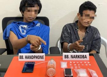 Simpan Sabu seberat 12,14 Gram, Dua Pria Ini Ditangkap Tim Ojoloyo Polres Kampar
