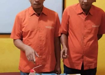 Lagi Asik Pesta Sabu di Toilet Umum, 2 Orang Pemuda Diamankan Polsek Kampar