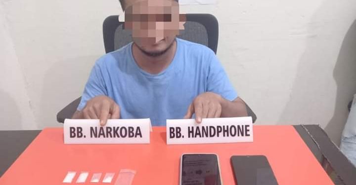Tim Ojoloyo Polres Kampar Tangkap Pelaku Bandar Narkoba di Perkebunan Kelapa Sawit