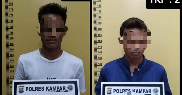 2 Pengedar Sabu Diciduk Resnarkoba Polres Kampar di 2 Lokasi Berbeda