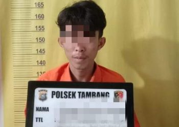 Nekat Serempet dan Curi Hp Seorang Wanita, Pemuda Pekanbaru Ini di Amankan Warga