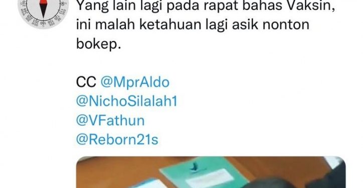 Kebangetan! Gelar Rapat, Oknum Anggota DPR Tertangkap Menonton Video Porno