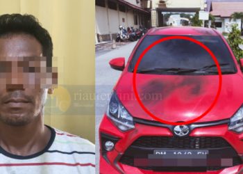 Cinta Ditolak, Pria di Bengkalis Bakar Mobil Perawat