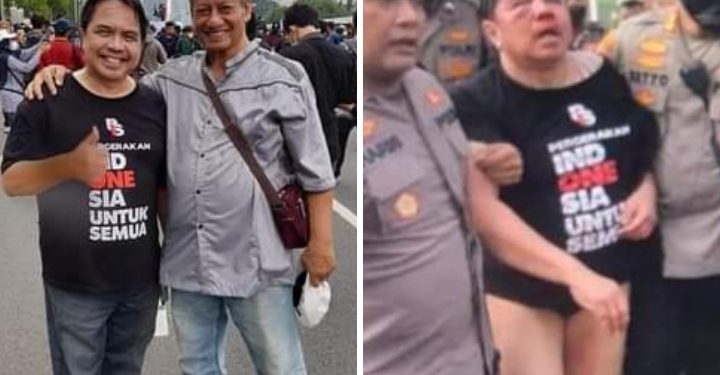 Hadir di Lokasi Demo AksiNasional 114, Ade Armando Babak Belur Dihajar Massa, Celananya Dilucuti