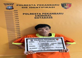 Melawan Saat Ditangkap, Pencuri Uang Ratusan di Pekanbaru Ditembak Polisi