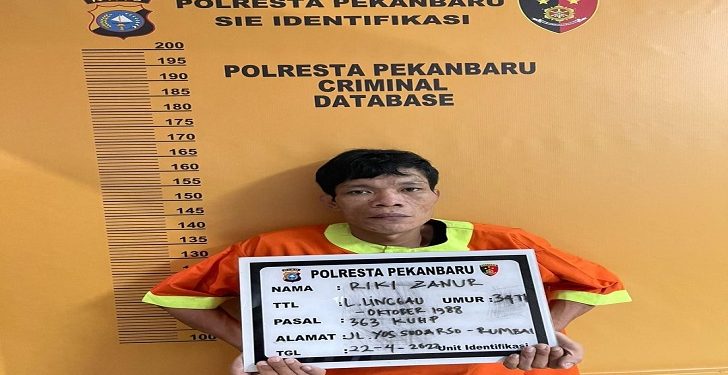Melawan Saat Ditangkap, Pencuri Uang Ratusan di Pekanbaru Ditembak Polisi