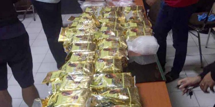 Sebanyak 39 Kilogram Narkoba Ditemukan di Sebuah Vila