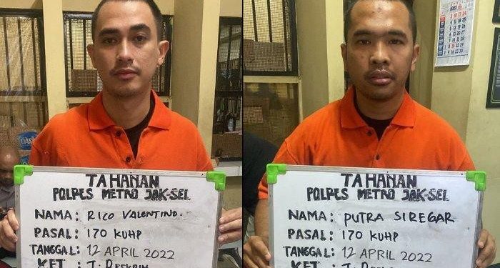 Tersangka Kasus Pengeroyokan, Bos PStore Putra Siregar dan Rico Valentino Terancam Penjara 5 Tahun