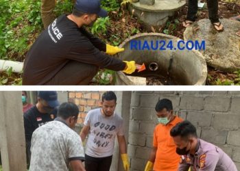 Bengkalis Geger, Sosok Perempuan Ditemukan Tewas Didalam Septictank