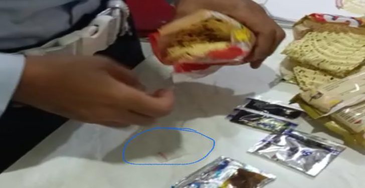 Rutan Pekanbaru Gagalkan Penyelundupan Sabu Dalam Kemasan Mi Instan