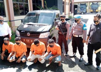 Gadaikan Mobil Rental untuk Judi, 4 Pelaku Ditangkap Polisi