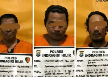3 Pelaku Narkoba di Inhil Diringkus Polisi, 9 Paket Sabu Diamankan