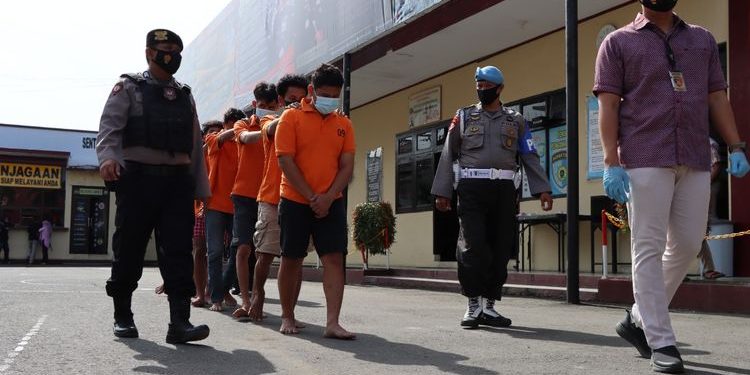 Kerap Mengancam Warga, 7 Anggota Geng Motor Anti Gores Gowa Ditangkap