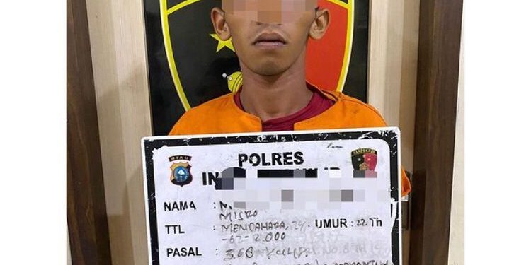 Beraksi Seorang Diri, Pelaku Pembegalan di Jalan Tanjung Harapan Berhasil Diringkus Polres Inhil