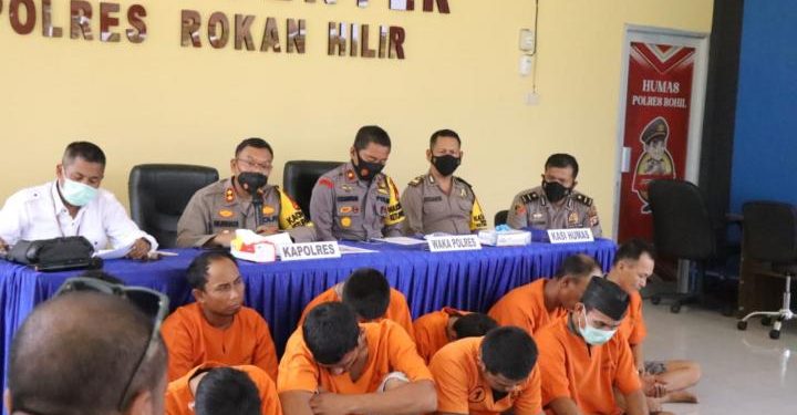 16 Pencuri Aset PT Pertamina Diringkus Polres Rohil