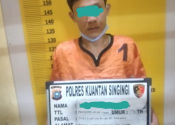 Polisi Gulung Pengedar Sabu di Wisma Oshin Kuansing