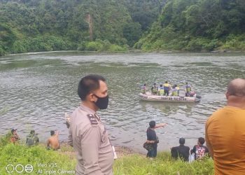 Nekat Sebrang Sungai Kampar Tapi Bisa Berenang, Pemancing Tenggelam