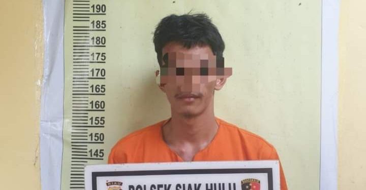 Unit Reskrim Polsek Siak Hulu Tangkap Seorang Tersangka Terduga Pengedar Sabu