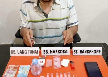 Sat Res Narkoba Polres Kampar Tangkap Bandar Narkoba, 13 Paket Sabu Diamankan