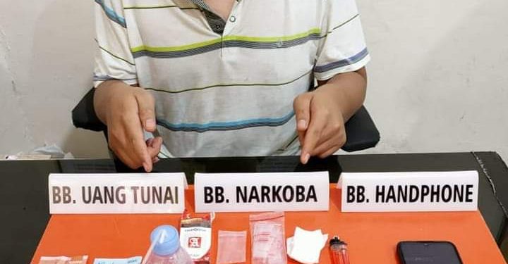 Sat Res Narkoba Polres Kampar Tangkap Bandar Narkoba, 13 Paket Sabu Diamankan