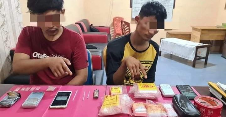 Dua Bandar Sabu di Ringkus Polsek Siak Hulu di Lokasi Berbeda