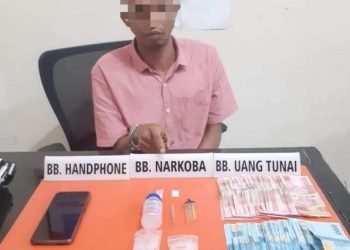 Asyik Pesta Sabu di Hotel, Pemuda Desa Kuok Diciduk Polisi