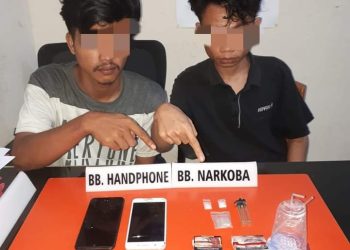 Tim Ojoloyo Polres Kampar Tangkap 2 Pelaku Narkoba