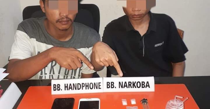 Tim Ojoloyo Polres Kampar Tangkap 2 Pelaku Narkoba