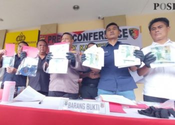 Edarkan Upal di Pasar Tradisional, Pasutri Dibekuk Reskrim Polres Jakarta Barat