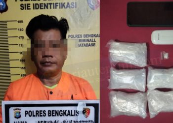 Bandar Sabu di Pulau Bengkalis Digulung Polisi