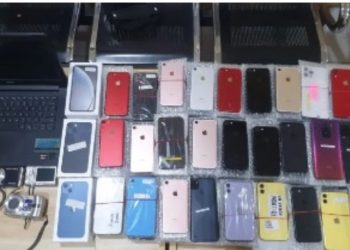 Polres Inhil sita Ratusan Ponsel Ilegal dari Batam