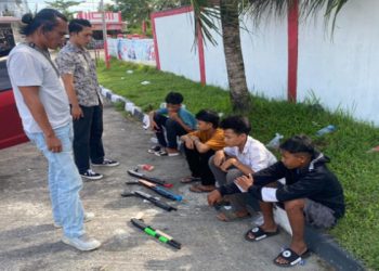 Puluhan Pistol Mainan di Kabupaten Agam Disita Polisi