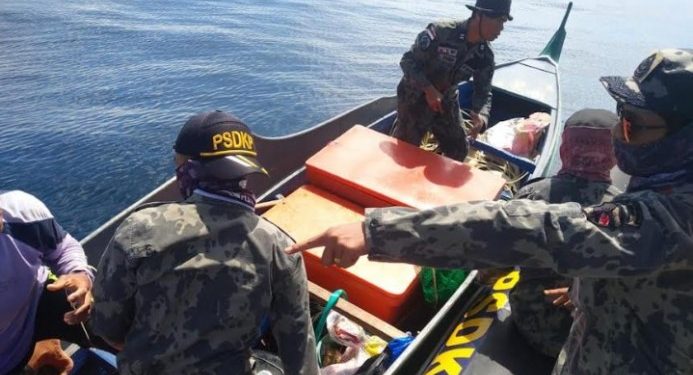 Ngebom Ikan di Laut Sulawesi, Nelayan Malaysia Ditangkap Petugas PSDKP Nunukan