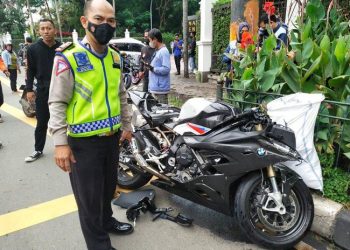 Penjelasan Polisi soal Rider Motor Sport BMW Meninggal Dunia Tabrak Mobil di Asia Afrika Senayan