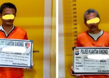 Dua Pelaku Narkoba di Pangean Diringkus Polres Kuansing