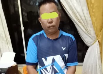 Tim opsnal Sat Reskrim Polres Kuansing Tangkap Bandar Togel di Kecamatan Benai