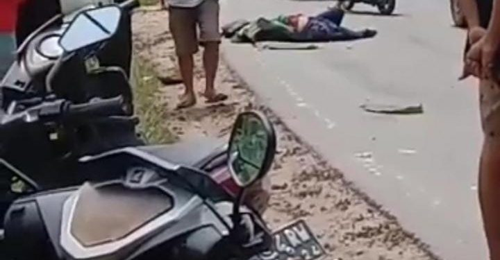 Tertabrak Truk, Pengedaran Motor di Dumai Tewas Dengan Kepala Hancur