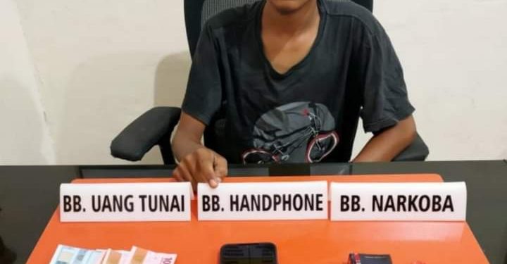 Terlibat Narkoba, Satu Warga Desa Kasikan di Ringkus Satresnarkoba Kampar