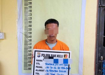 Tunggu Pelanggan, Bandar Sabu Tak Berkutik Disergap Polsek Siak Hulu