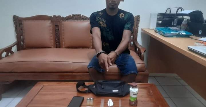 Simpan Sabu Dalam Botol, Pengedar Sabu Diringkus Polsek XIII Koto Kampar