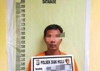 Gelapkan Uang Perusahaan Rp 36 Juta, Pelaku di Ringkus Polsek Siak Hulu Dirumah Mertua