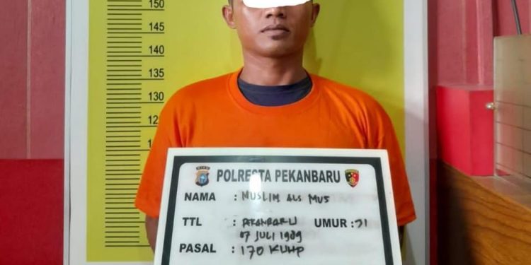 Lakukan Penganiayaan, Seorang Pemuda di Pekanbaru Diamankan Polisi