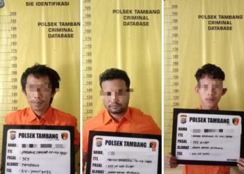 Gasak Warung Sedang Kosong, 3 Pelaku Diringkus Polsek Tambang